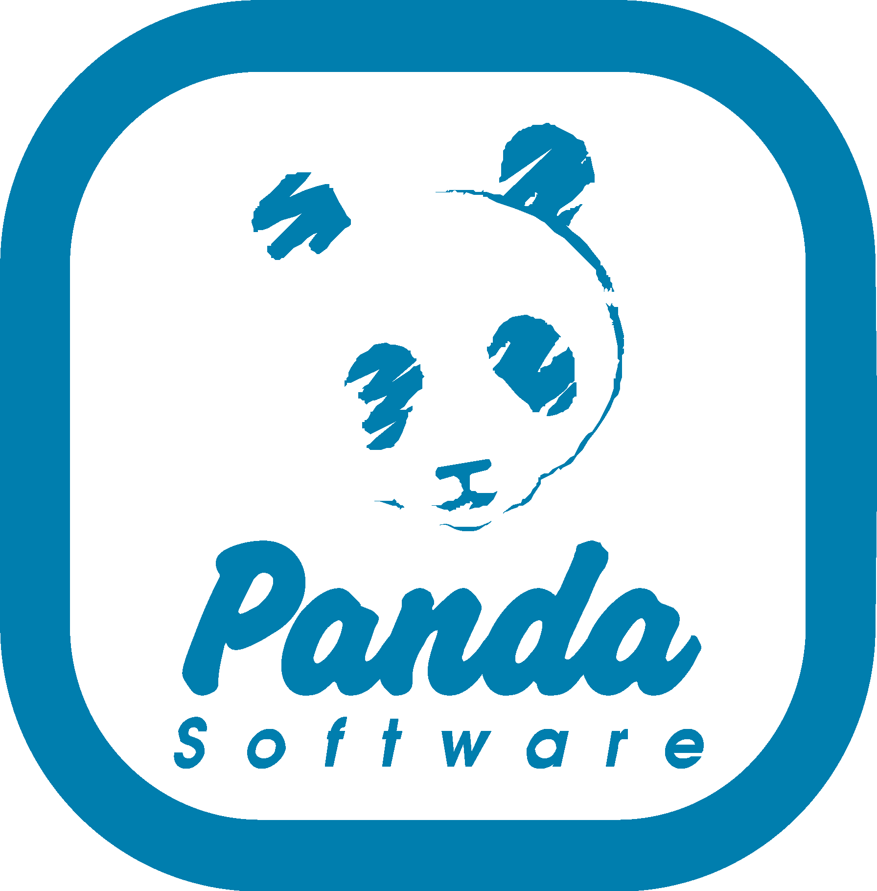 Panda Software Logo Vector Logo